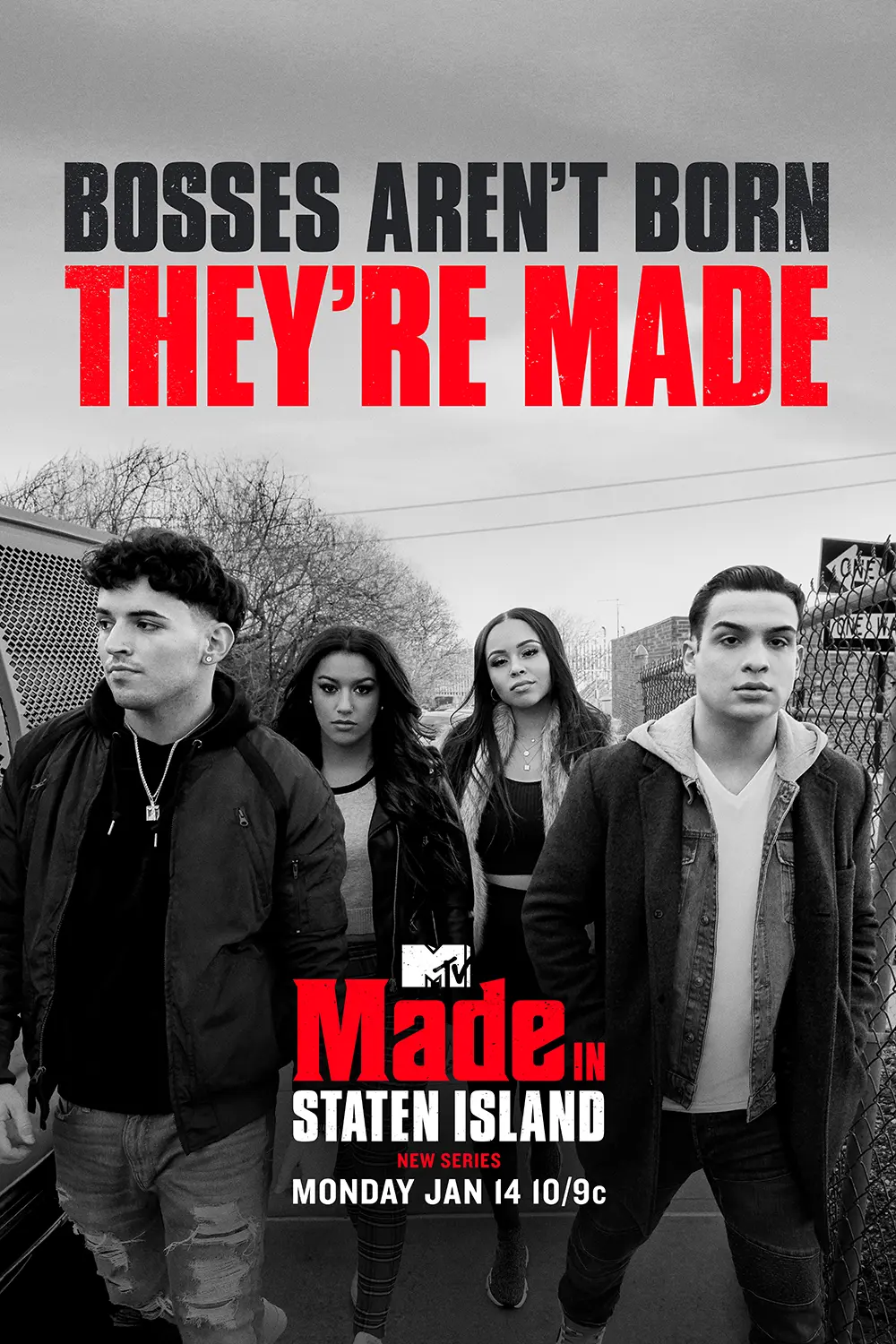 Key Art campaign for Made In Staten Island on MTV, art direction and design by Joe Cosentino