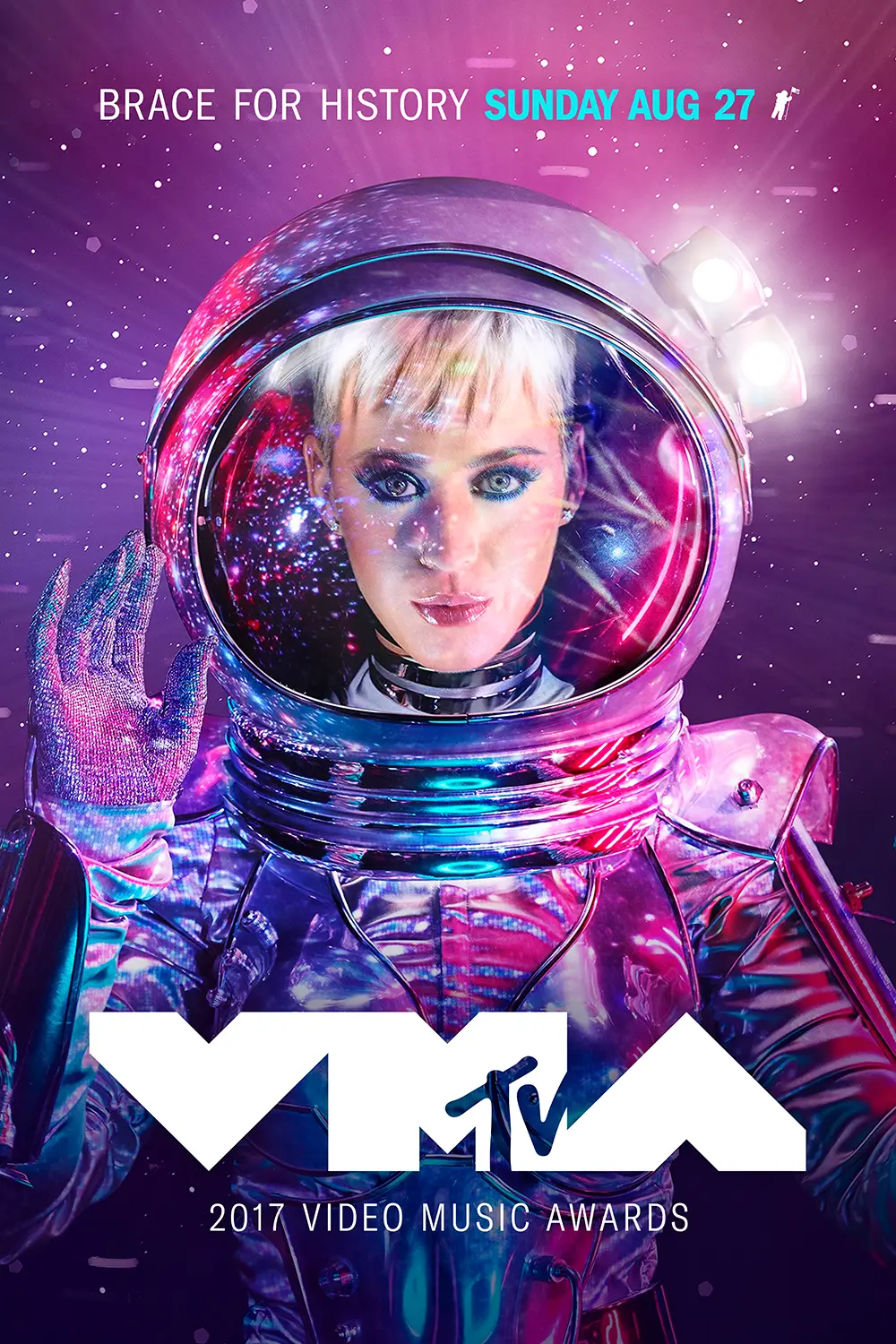 Key Art campaign for the 2017 Video Music Awards on MTV, art direction and design by Joe Cosentino