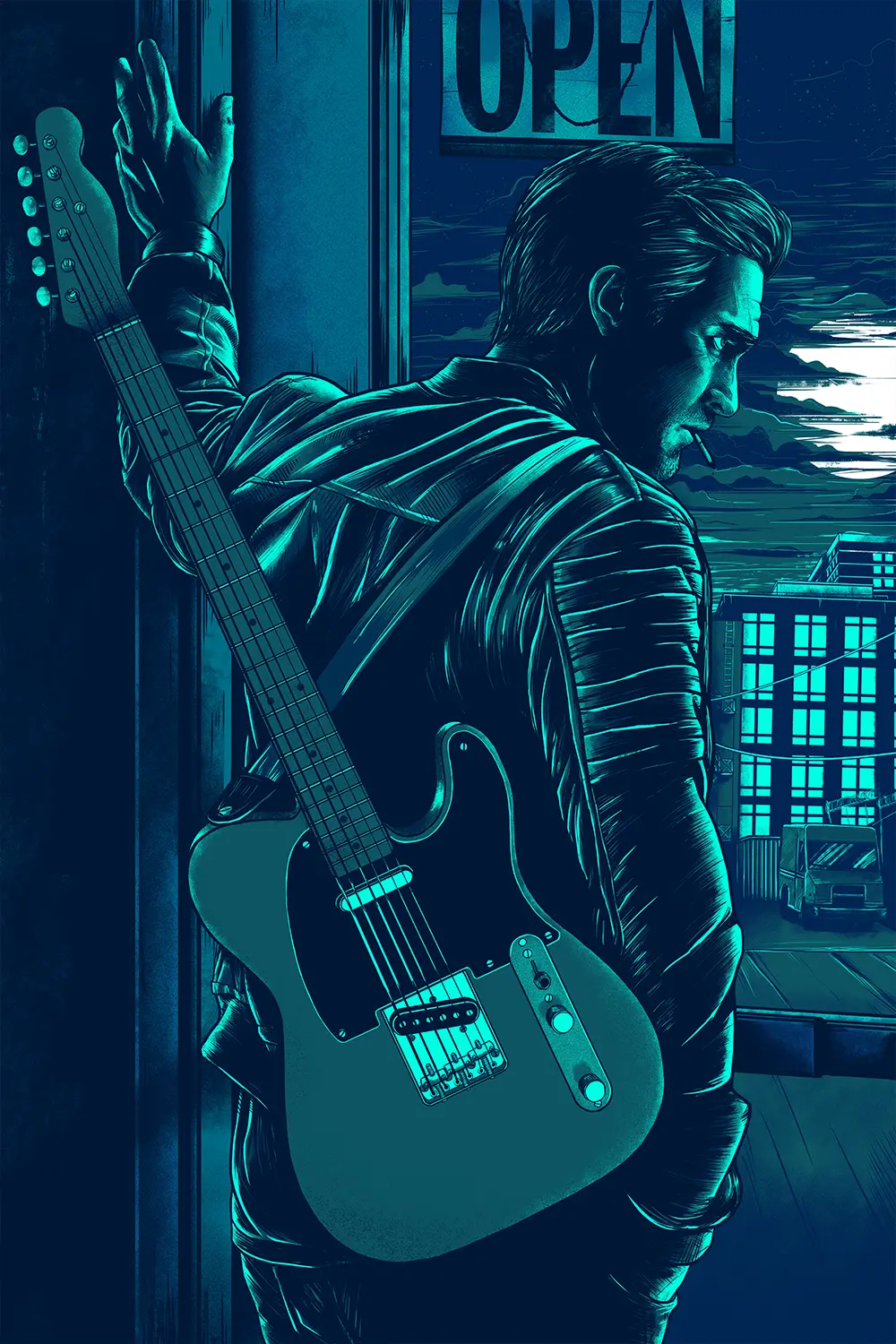 Portrait of The Bard, illustration and design by Joe Cosentino